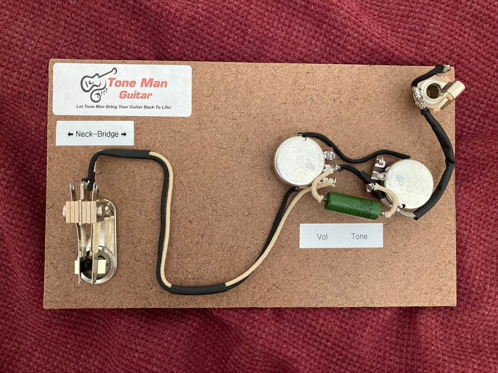 Fender Mustang Standard upgrade wiring kit PIO tone cap