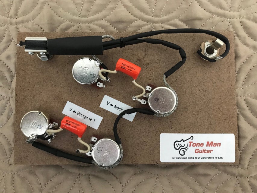 ES335 Gibson Epiphone Prebuilt Upgrade Wiring Kit With