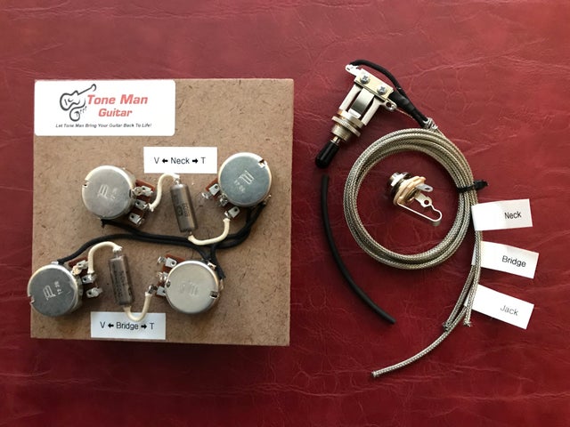 Cablaggio Precablato Per Chitarra Hubucker Cablaggio Senza Saldatura - Foto 12